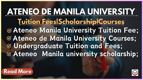 Ateneo de Manila University (ADMU): Tuition & Application .